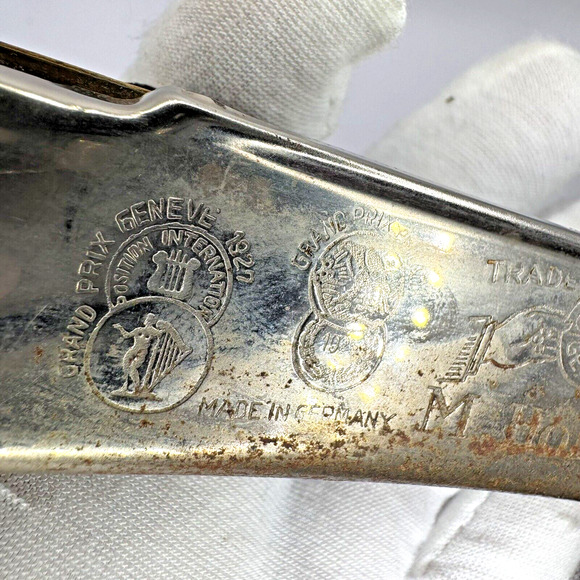 1940s M. Hohner Echo C Key Curved Harmonica Grand Prix Germany Original Box Read - Picture 6 of 16